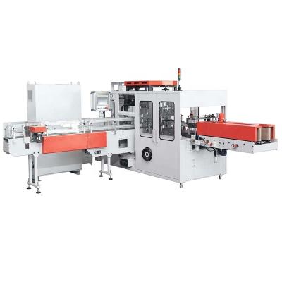 China High Speed Automatic Napkin Paper V/M Fold Tissue And Flat Tissue Wrapping Machine Te koop