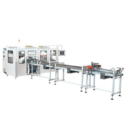 China High Speed Carton Packing Machine For Automatically Packing Single Pack Facial Tissue Paper Te koop