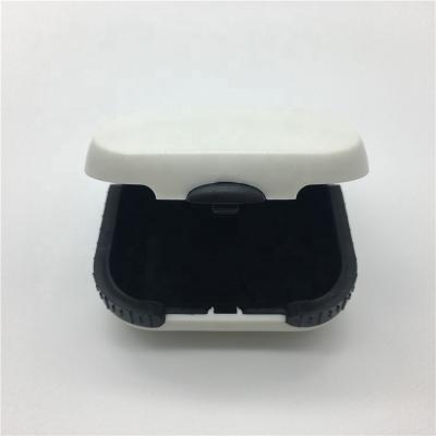 China Small Portable Shockproof Plastic Carry Box With Matte Surface For Digital Hearing Aid for sale