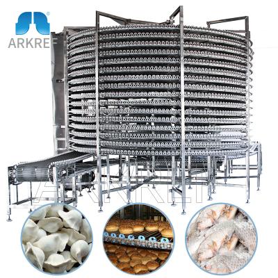 China Factory Hot Selling Single Iqf Double Spiral Freezer For Shrimp With CE Certificate for sale