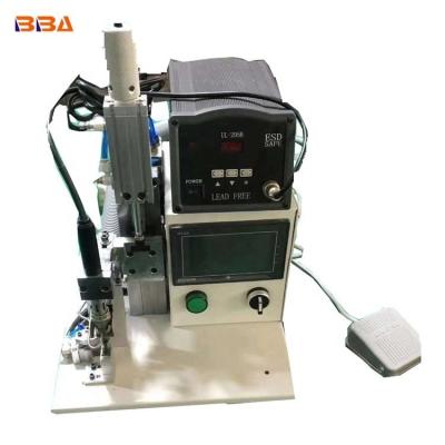 China Building material stores terminal switch socket PCB LED and wire butt semi-automatic welding machine for sale