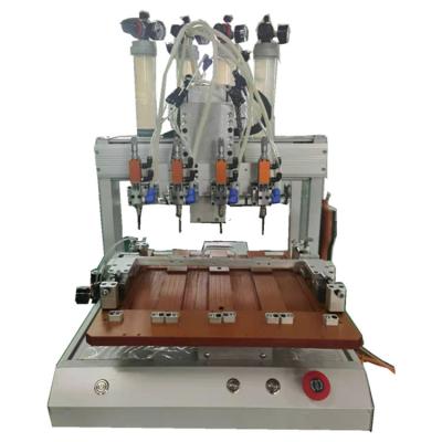 China Building Material Shops 4 Syringe Multi-axis Automatic Glue Machine Factory Dispensing Machinery for sale