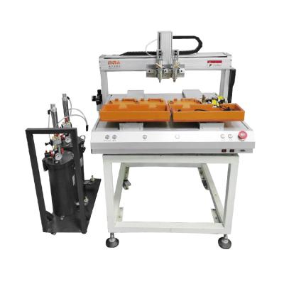 China Building Material Stores Robot 4 Axis Automatic Rotating Glue Dispenser Robot Glue Spreader Automatic High Efficient Dispensing Machine for sale