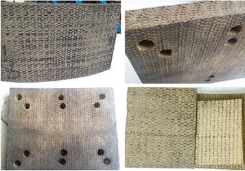 China Drilling Machine Pile Driver Woven Brake Block Material Woven Lining with Resin for sale