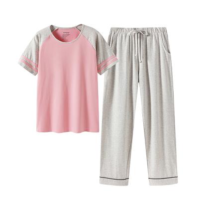 China SANQIANG QUICK DRY process exquisite elastic pajamas tops wholesale comfortable loose women's pajamas for sale