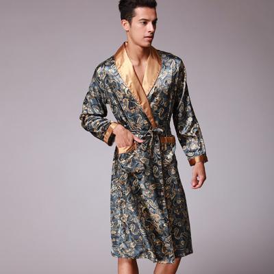 China SANQIANG Breathable New Arrival Homewear Camisole Casual Nightgowns Mens Long Pajamas Robe for sale