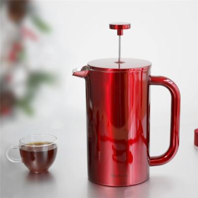 China WITH LID Hotel Home Office Bar Coffee Tea Strainer Stainless Steel Coffee Press for sale