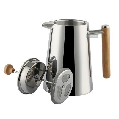 China Who respects the environment. Wholesales 304 Stainless Steel Best Selling Coffee Maker Easy To Use Promotional French Press Plunger for sale