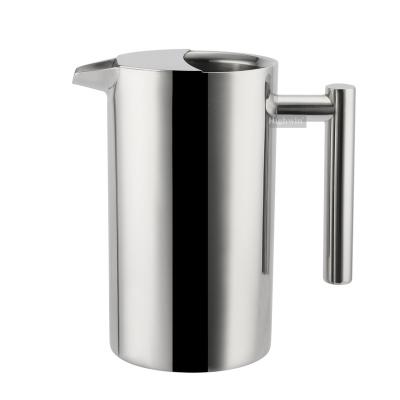 China China Design Cheap Professional Factory Promotion Viable Metal Highly Polished Stainless Steel Water Pitcher for sale