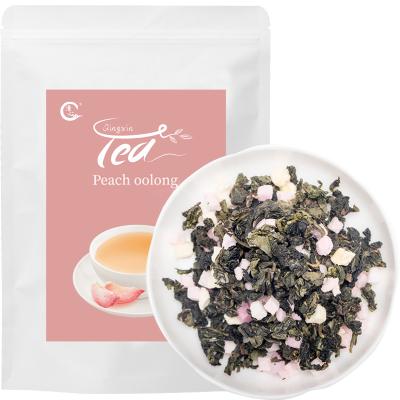 China Organic Loose Leaf Tea Wholesale Private Label Dried Fruit Oolong Tea Leaves Flavor Peach Oolong Tea for sale