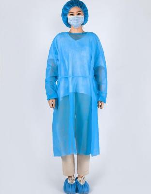 China PE For Visitors Disposable Surgical Isolation Gown for sale