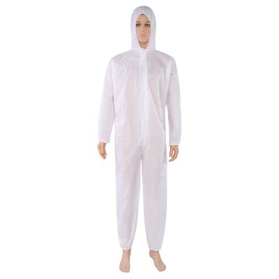 China SBPP/SMS/MICROPOROUS Cleaning Disposable Coveralls With Elastic Wrists And Hood Protective Coveralls Without Boot Covers for sale