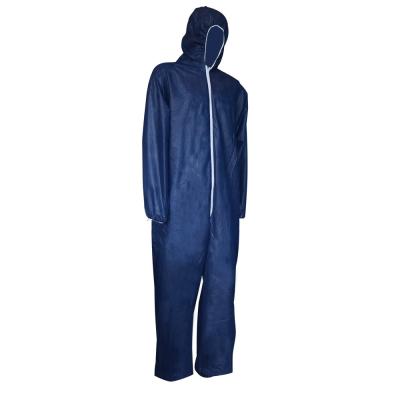 China With or without hood & shoe cover SMS coverall / disposable workwear overall for sale