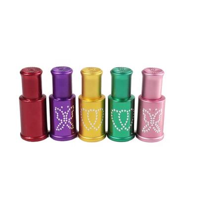 China 3ml Perfume Bottle Beads Essential Oil Bottle Dispenser Cosmetic Cylindrical Manufacturing Aluminum Stepping Bottle for sale