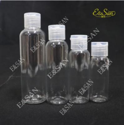 China Cosmetic PET Plastic Bottle With Pump Flip Drip Bottle Cosmetics Empty for sale