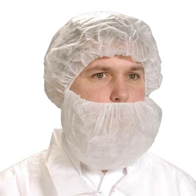 China 2021 New Product Breathable Food Industry Beard Cover Disposable Nonwoven Fabric PP Beard Cover for sale