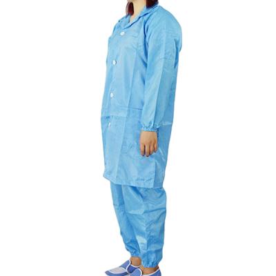 China High Quality Hospital SMS SF Lab Waterproof Microporous Coat With Cuff Knitted Uniform for sale