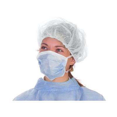 China Eco-friendly Disposable Buffy Cap Surgical Doctor Nurse Hat for sale