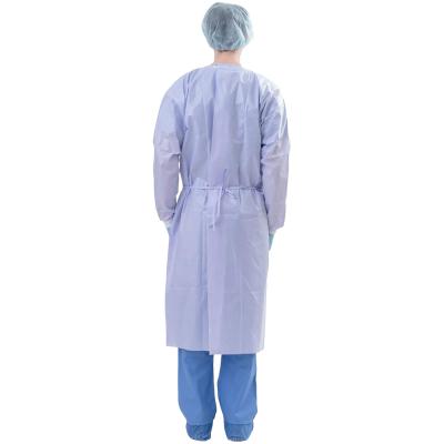 China Promotional PP Best Quality PPE Hospital Medical Disposable Protective Isolation Us Surgical Gown With Good Service for sale