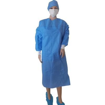 China SMS Manufacturer Smms Non Woven Gown Barrier Non Woven Surgical Gown Disposable Surgical Gown for Sale for sale