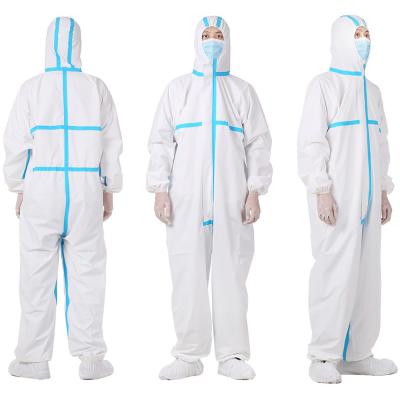 China With Hood Coveralls Industry Coveralls Disposable Suit Type 5 6 With Flame Retardant for sale