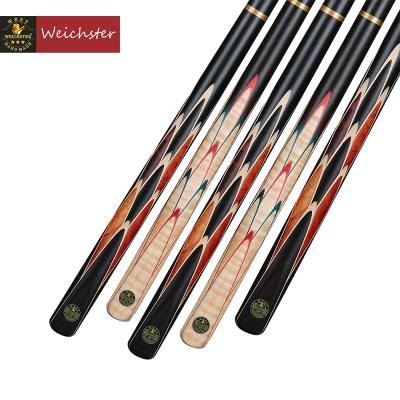 China High Quality Handmade Spliced ​​Africans Ebony Snooker Cue Stick L1 from Weichster 24 for sale