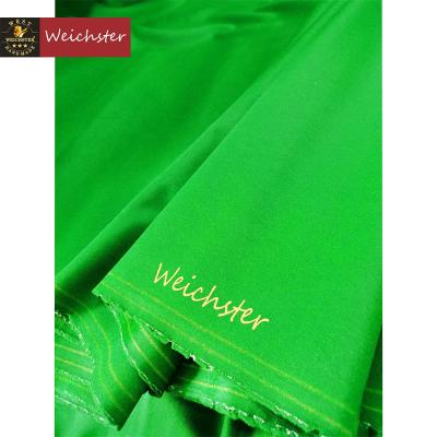 China Wool Weichster Tournament Plus English Quality High Density Soft Durable Wool Snooker Pool Table Cloth 158cm Width for sale