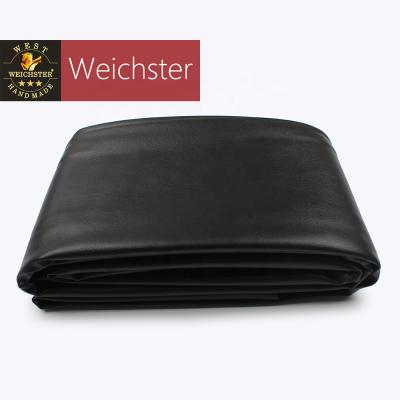 China 8ft Quality Leather Heavy Duty Vinyl Black Brown Billiard Pool Snooker Table Cover for sale