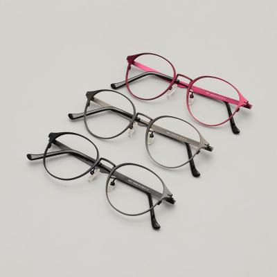 China For reading glass type various user-friendly design titanium optical frame around reading glasses for sale