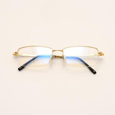 China D8012 Titanium Optical Glass Frame Reading Glass Eyewear for sale