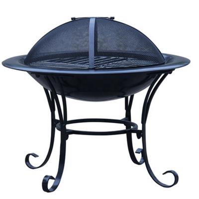 China Outdoor Firepit Metal Garden Grate Rustproof Outdoor Wood Fire Pit Burning Fire Bowl ZY111 for sale