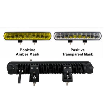 China With DRL or sidelight tuff plus Emark 12inch 12v slim 24v ip67 DRL amber led drive fog light for sale