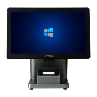 China SDK Desktop POS Computer with Printer Cash Register Touch Screen All in One POS System Terminal Machine for sale