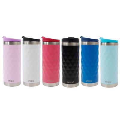 China Wholesale Disposable 500ml Sublimation Blanks Stainless Steel Double Wall Portable Vacuum Insulated Coffee Mug for sale