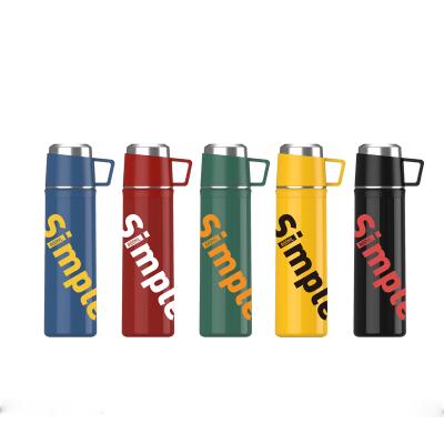 China 800ML Portable Travel Stainless Steel Thermos Mug Vivid Double Wall Vacuum Insulated Water Bottle for sale