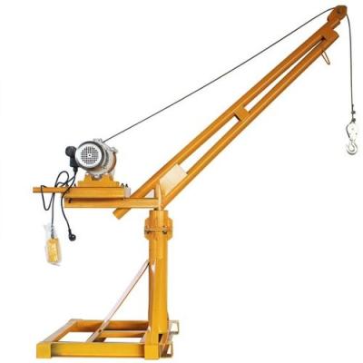 China 360 Graad Mini Lifting Crane, Hotels Mini Hoist Crane 500kg Te koop