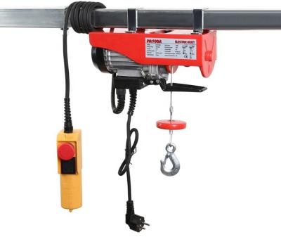 China PA100A 50/100kg Crane 10m/Min Miniature Electric Hoist Single Hook for sale