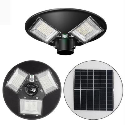 China ROAD Dimmable 200W 150W 100W UFO Sensor Waterproof All In One Solar Street Garden Light for sale