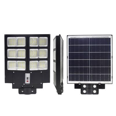 China Outdoor Landscape Waterproof ABS IP65 300W 400W 500W Motion Sensor Street Light All In One Led Solar Street Light for sale