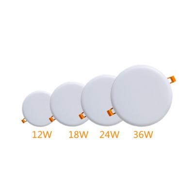 China Modern Hot Selling Products Easy To Install 24W Frameless Surface Mounted Smd Round Led Panel Light for sale