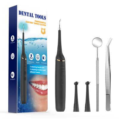 China Effectively Sector Tartar Scaler Clean Electric Portable Dental Calculus Remover Interdental Dental Calculus Unit Ultrasonic Tooth Cleaner for sale