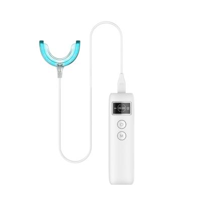 China Convenient Portable Wholesale Rechargeable Teeth Whitening Clean Light Kits Brand Home Electric Teeth Whitening Led Kit for sale