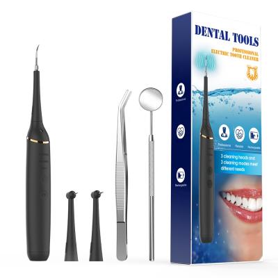 China Sector Portable Electric Dental Rechargeable Ultrasonic Tooth Cleaner Interdental Scaly Plaque Calculus Remover Teeth Stain Remover Effectively for sale