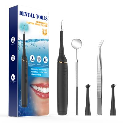 China Effectively Area Teeth Plaque Remover Toothbrush Tartar Clean Sonic Dental Scaler Machine Poratble Sonic Tooth Remover for sale