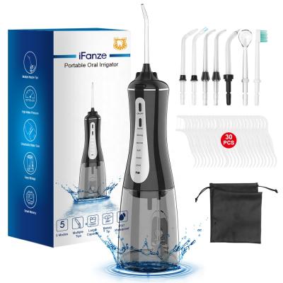 China 2021 Electric Oral Portable Rechargeable Dental Water Jet Flosser IPX7 Water Irrigator Cordless Cleaner Effectively Cleaning Teeth Pick Teeth For Teeth for sale