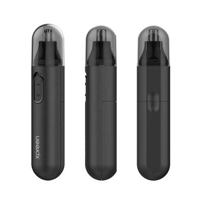 China Portable Mini Painless Battery Hair Nose Trimmer Custom Logo Branded 2021 Best Selling Personal Electric Men Ear Nose Trimmer for sale