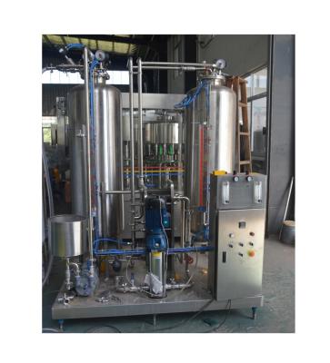 China Carbonated Drinks Making Machine Soft Drinks Co2 Beverage Mixer for Filling Production Line for sale