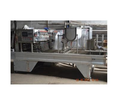 China 4000 Cups Packing Speed Milk Yogurt Cup Filling Sealing Machine at 0.8MPa Air Pressure for sale