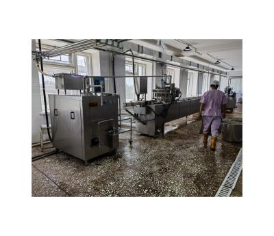 China Máquina de fabricación de helados de control automático para solución de planta de producción personalizable en venta