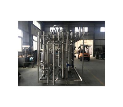 China 7Máquina de esterilização tubular de suco UHT de 0,5 kW com PLC à venda